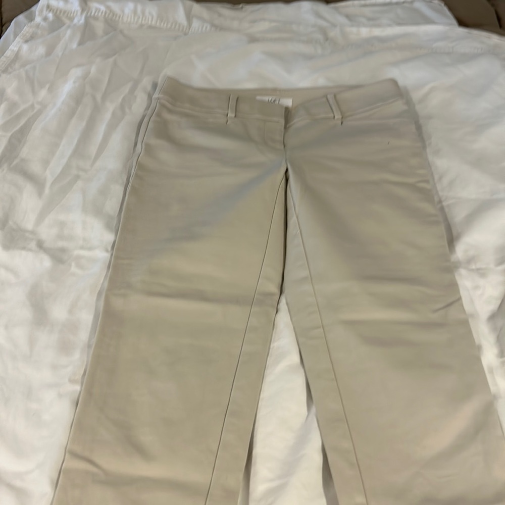 Ann Taylor Loft Capri khaki pants